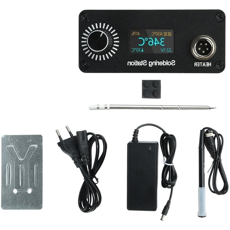 Soldering Station T12 Oled - 【A56X】สถานีบัดกรีดิจิตอลขนาดเล็กแบบพกพา T12 สำหรับงานซ่อมแซมในบ้าน พร้อมหน้าจอ OLED ชุดเครื่องมือบัดกรีระดับมืออาชีพ