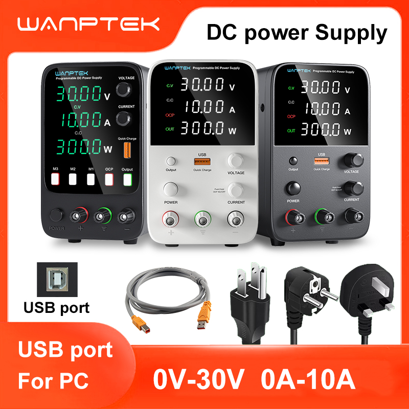 Programmable Dc Power Supply 60V 5A - แหล่งจ่ายไฟสำหรับห้องปฏิบัติการ Wanptek 30V 5A 30V 10A