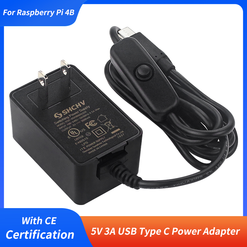Banana Pi Bpi-M5 - แหล่งจ่ายไฟราสเบอร์รี่ Pi 5V 3A USB Type