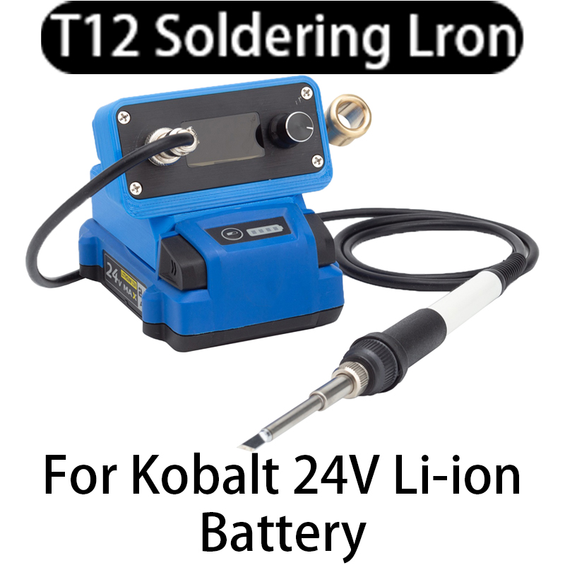 Soldering Station T12 Oled - สถานีบัดกรี T12 หัวแร้ง STC สำหรับแบตเตอรี่ Li-ion