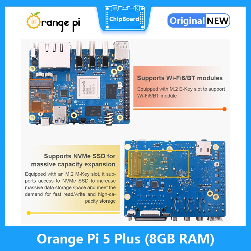 Orange Pi 5 Plus 8GB RAM RK358 - Orange Pi 5 Plus 16Gb บทวิจารณ์และราคา