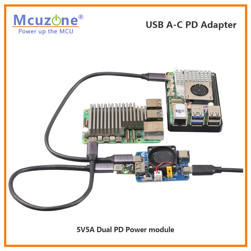 Raspberry Pi5 USB A-C PD Adapt - Banana Pi Bpi-M5 บทวิจารณ์และราคา