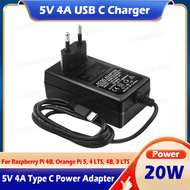 อะแดปเตอร์ชาร์จ USB C 5V 4A สำ - Banana Pi Bpi-M5 บทวิจารณ์และราคา