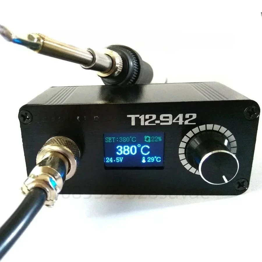 MINI T12 STC OLED สถานีบัดกรีด - Soldering Station T12 Oled บทวิจารณ์และราคา