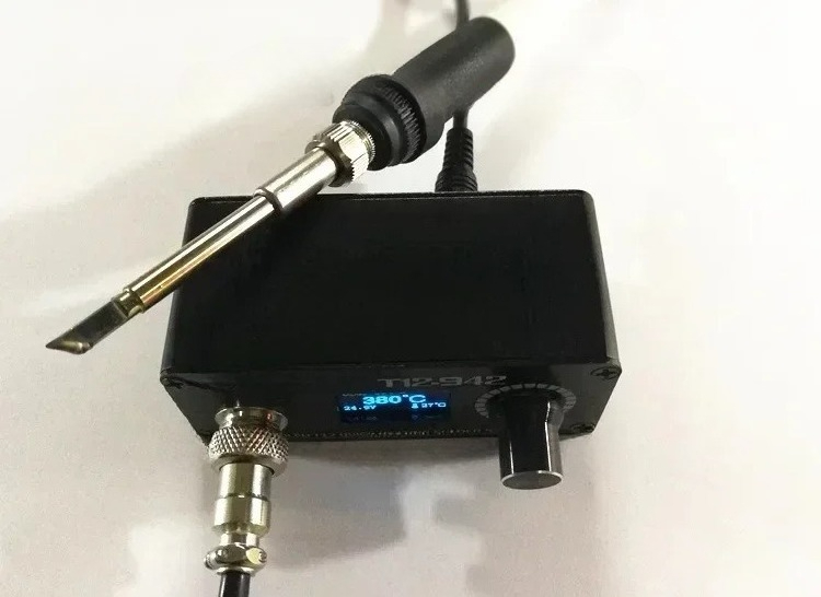 MINI T12 STC OLED สถานีบัดกรีด - Soldering Station T12 Oled บทวิจารณ์และราคา