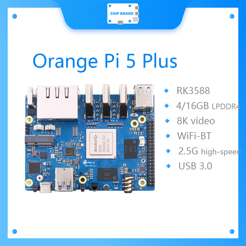 Orange Pi 5 Plus 16G RAM บอร์ด - Orange Pi 5 Plus 16Gb บทวิจารณ์และราคา
