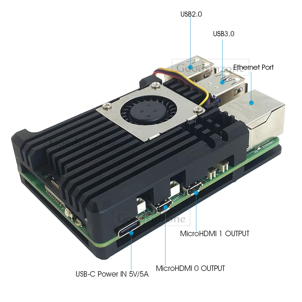 เคสอะลูมิเนียมอัลลอยด์สำหรับ R - Raspberry Pi 5 8Gb Kit บทวิจารณ์และราคา