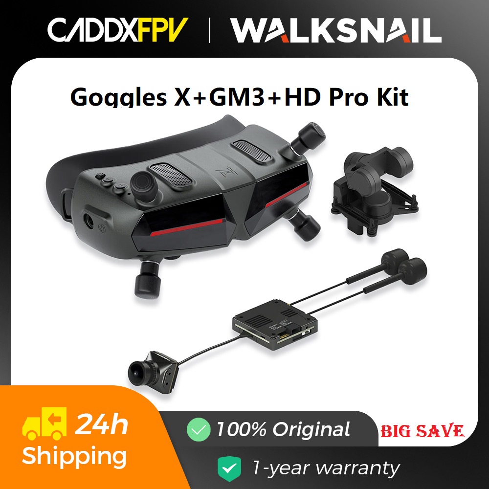 แว่นตา Caddx Walksnail Avatar  - Fpv Goggles Avatar Hd Receiver บทวิจารณ์และราคา